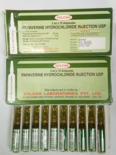 PAPAVERINE HYDROCHLORIDE INJECTION