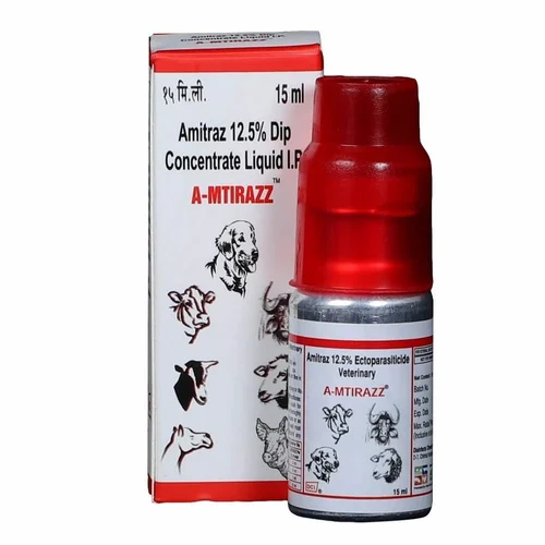 12.5% Amitraz Concentrate Ectoparasiticide Veterinar Liquid