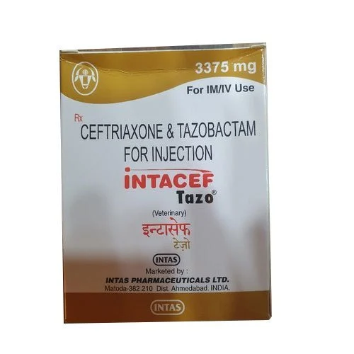 Intacef Ceftriaxone Tazobactam Injection 3375mg
