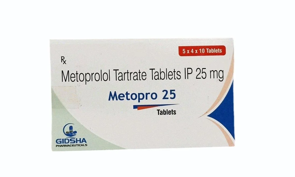 Metopro Metoprolol 25Mg Tablet