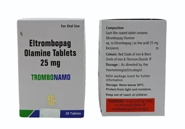 25mg Trombonamo Eltrombopag Olamine Tablets