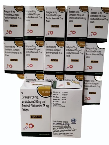 200mg Bicstar Bictegravir Emtricitabine Tablets